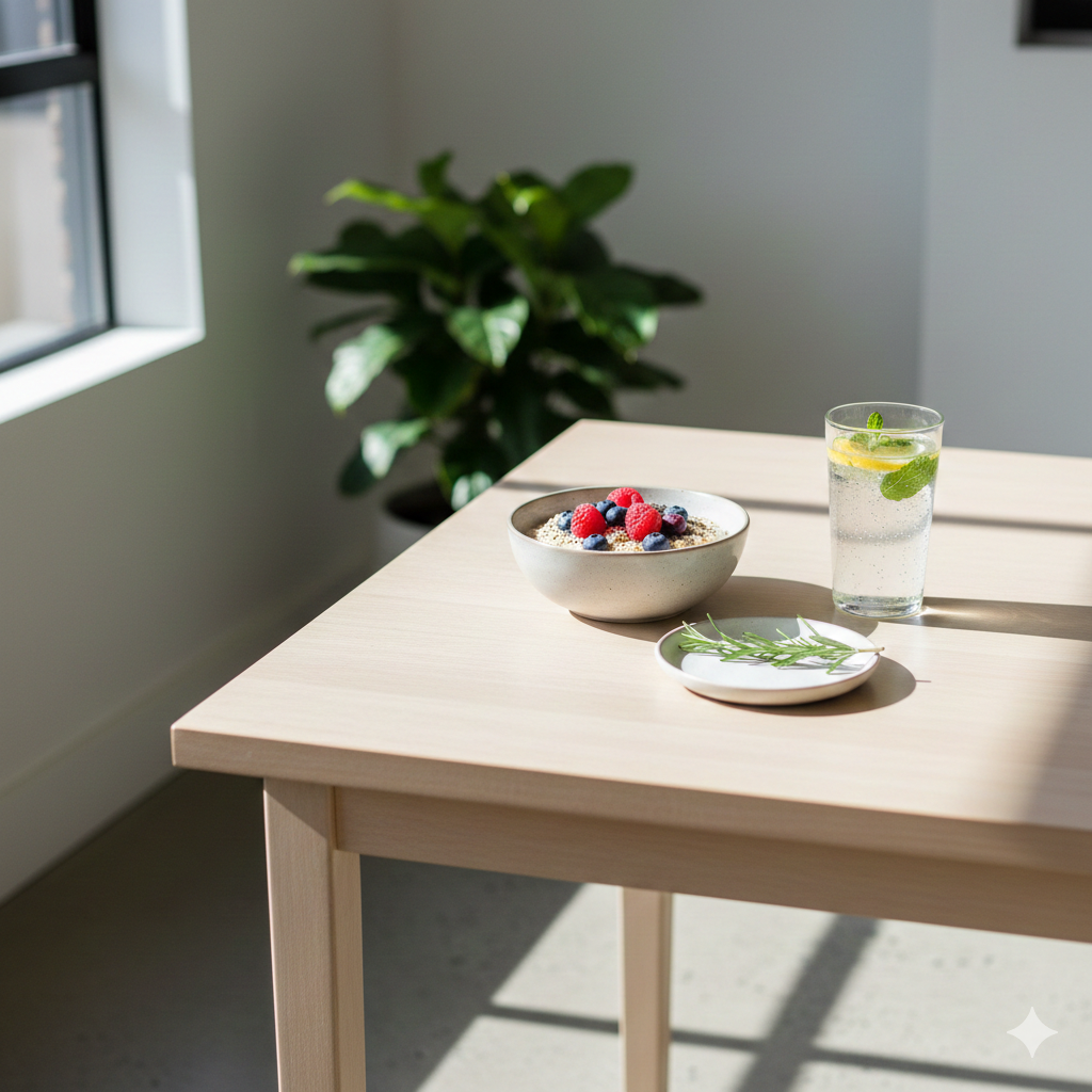 Bol de flocons d'avoine et fruits rouges, petit-déjeuner à IG bas pour réguler la glycémie.